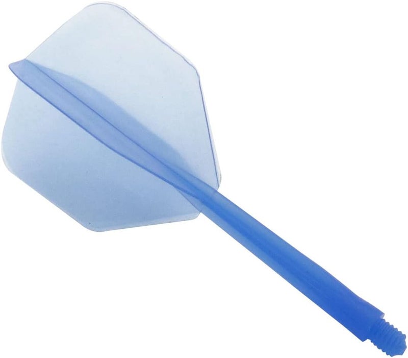 DGHAOP Integrated Dart Flight and Shafts 9PCS Nylon Plastic Integrated Dart Shaft and Flights Tip Darts Set White Black and Blue - Image 5